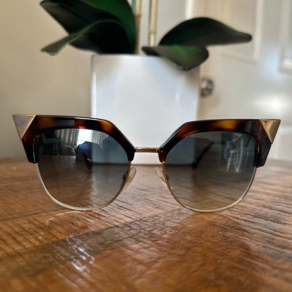 FENDI Cat Eye Tortoiseshell Sunglasses main image 7